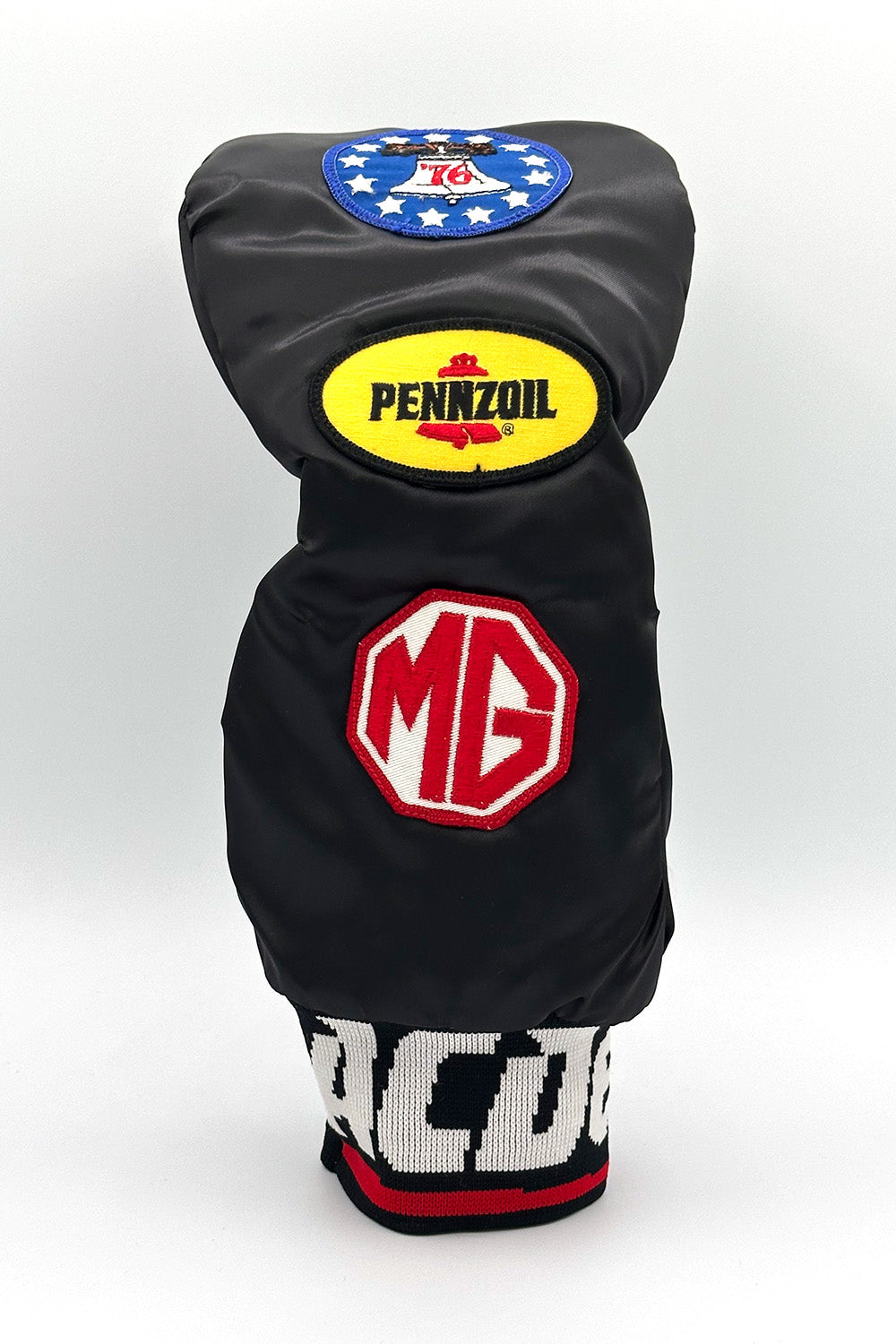 Vintage Custom Head Cover Set  / Driver / 1W / Fairway Wood / FW / Utility / Hybrid / UT / Black / OGHCP001-Black Set