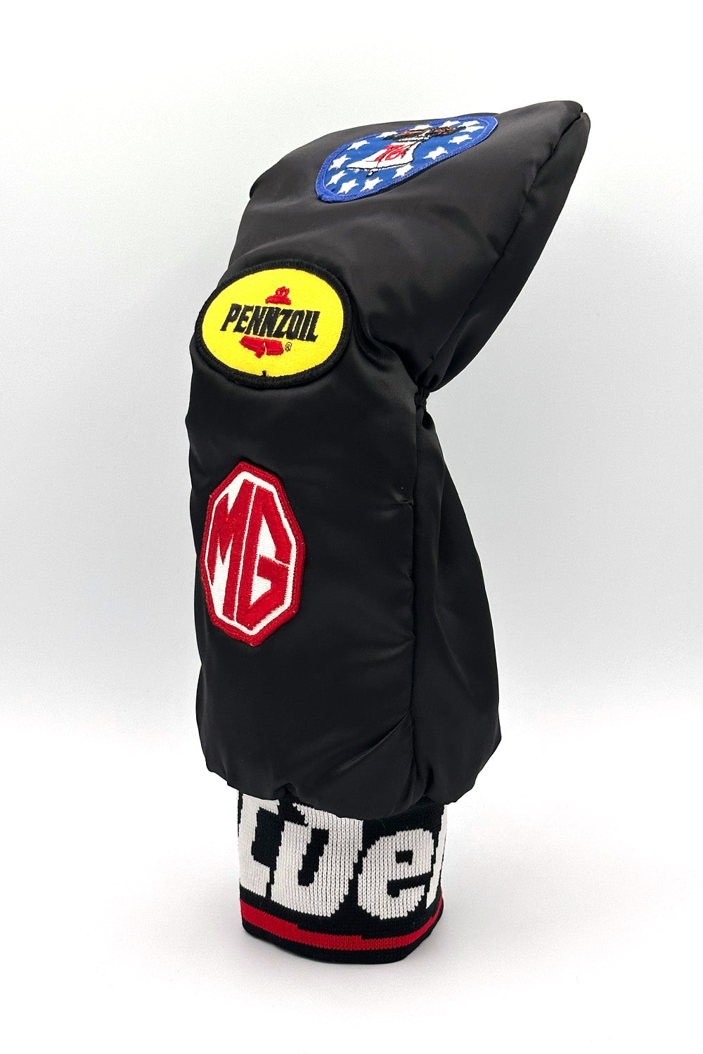 Vintage Custom Head Cover Set  / Driver / 1W / Fairway Wood / FW / Utility / Hybrid / UT / Black / OGHCP001-Black Set