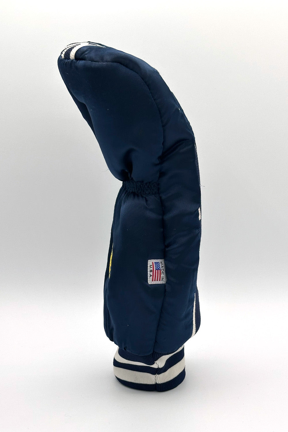 Vintage Custom Head Cover Set  / Driver / 1W / Fairway Wood / FW / Navy x White / OGHCP001-Navy Set