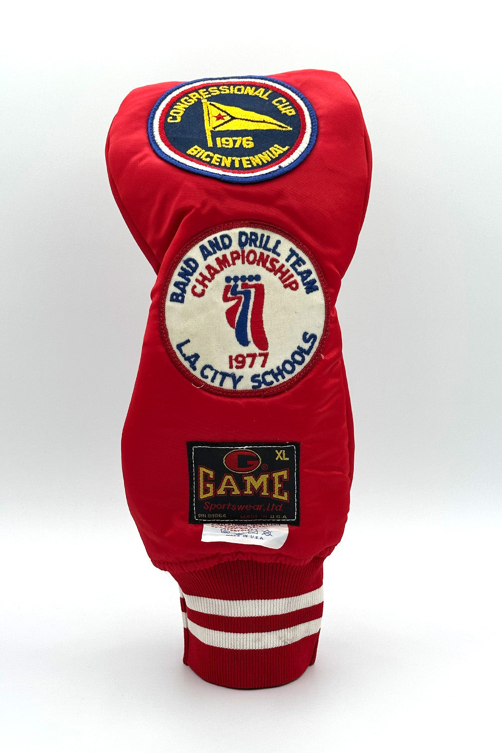 Vintage Custom Head Cover Set  / Driver / 1W / Fairway Wood / FW / Utility / Hybrid / UT / Red / OGHCP001-Red Set