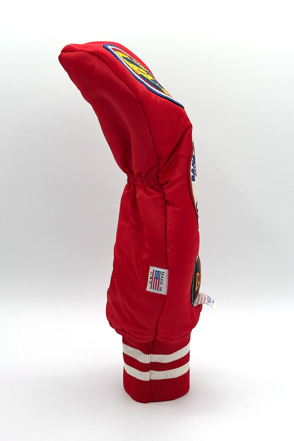 Vintage Custom Head Cover Set  / Driver / 1W / Fairway Wood / FW / Utility / Hybrid / UT / Red / OGHCP001-Red Set