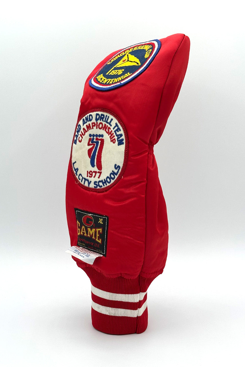 Vintage Custom Head Cover Set  / Driver / 1W / Fairway Wood / FW / Utility / Hybrid / UT / Red / OGHCP001-Red Set