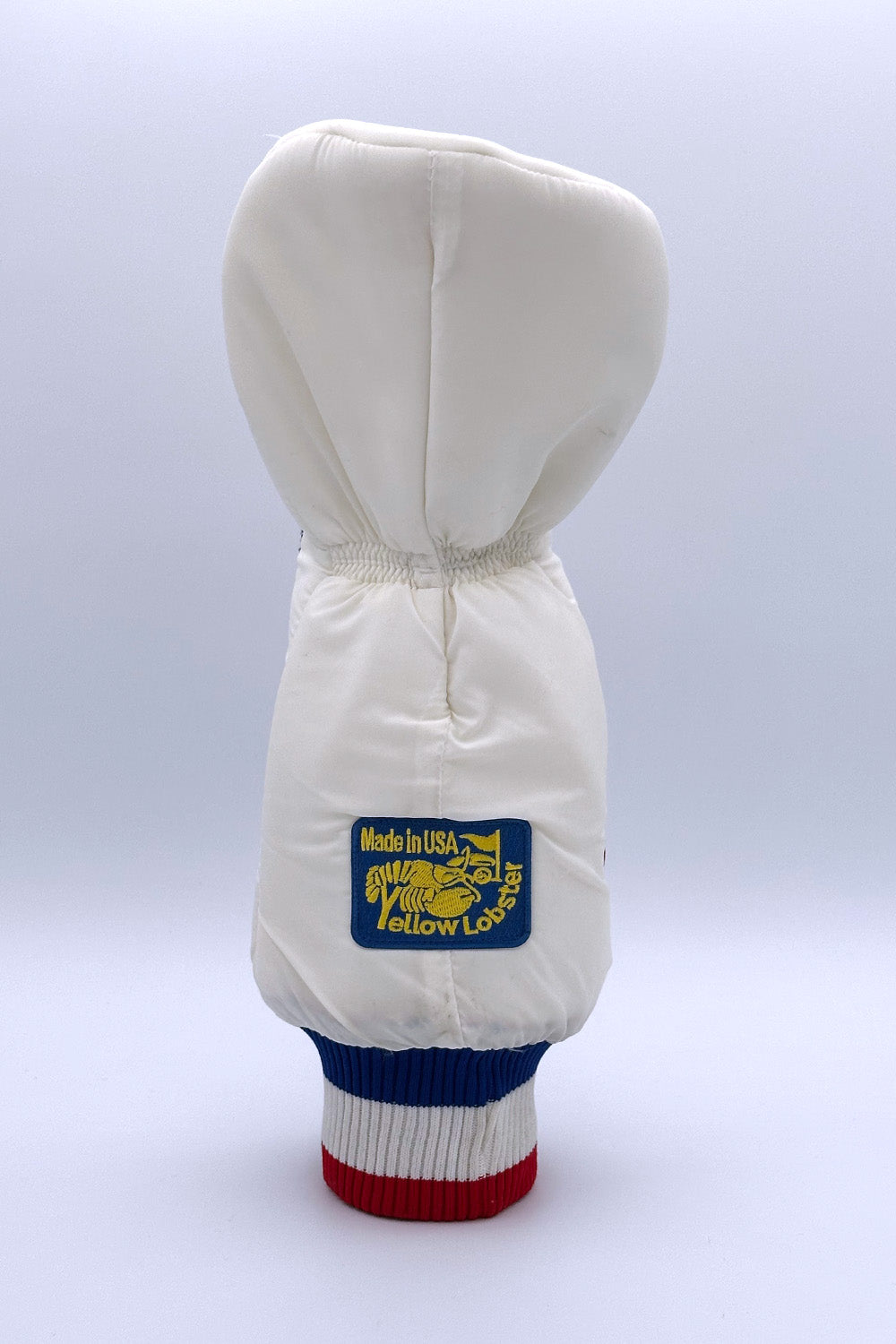 Vintage Custom Head Cover Set  / Driver / 1W / Fairway Wood / FW / Utility / Hybrid / UT / White / OGHCP001-USA Set