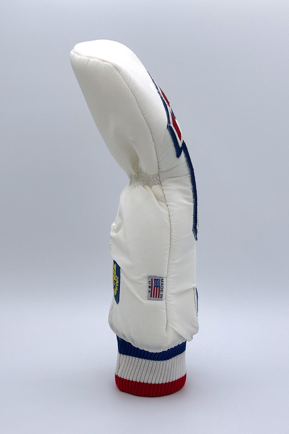 Vintage Custom Head Cover Set  / Driver / 1W / Fairway Wood / FW / Utility / Hybrid / UT / White / OGHCP001-USA Set