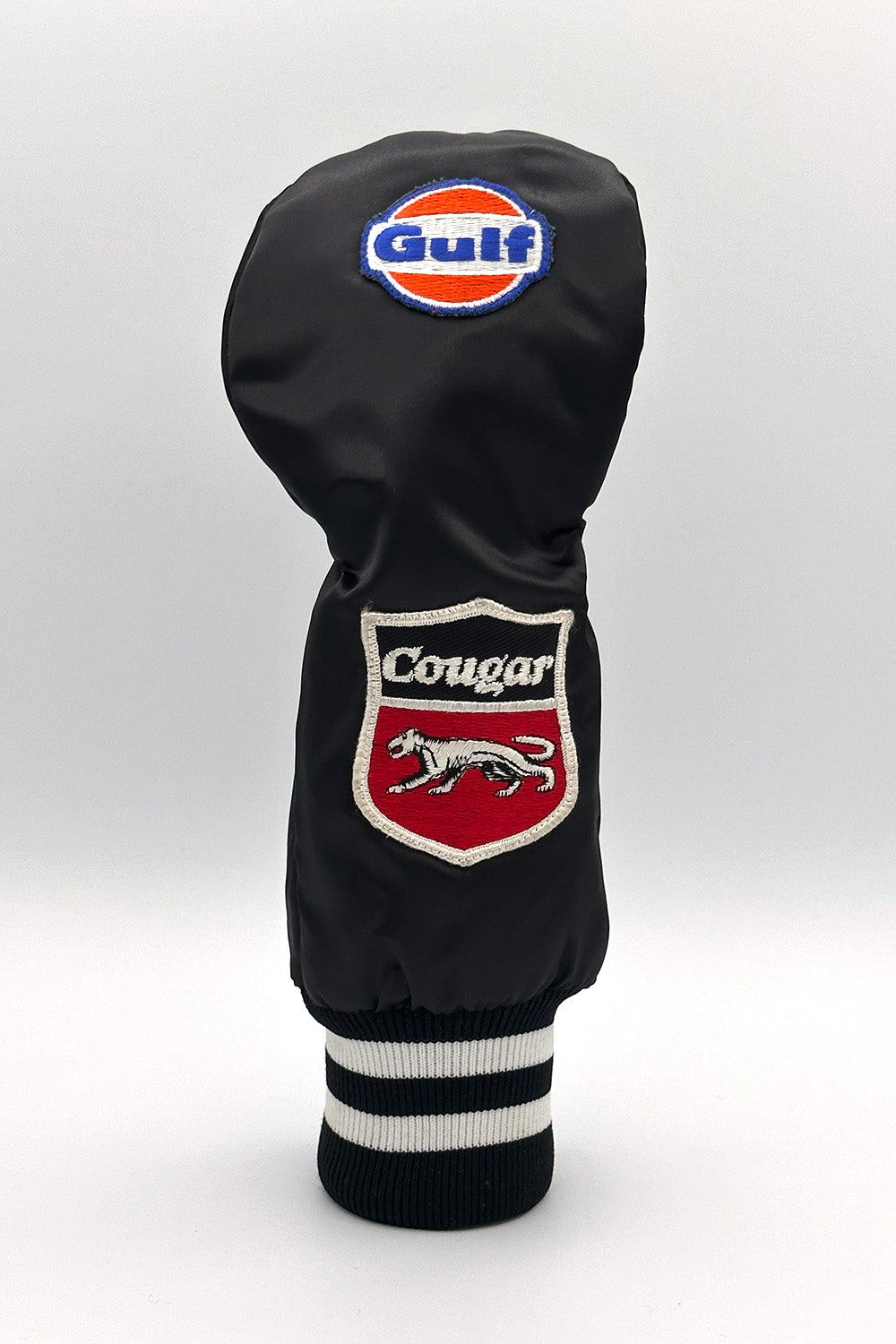 Vintage Custom Head Cover Set  / Driver / 1W / Fairway Wood / FW / Utility / Hybrid / UT / Black / OGHCP001-Black Set