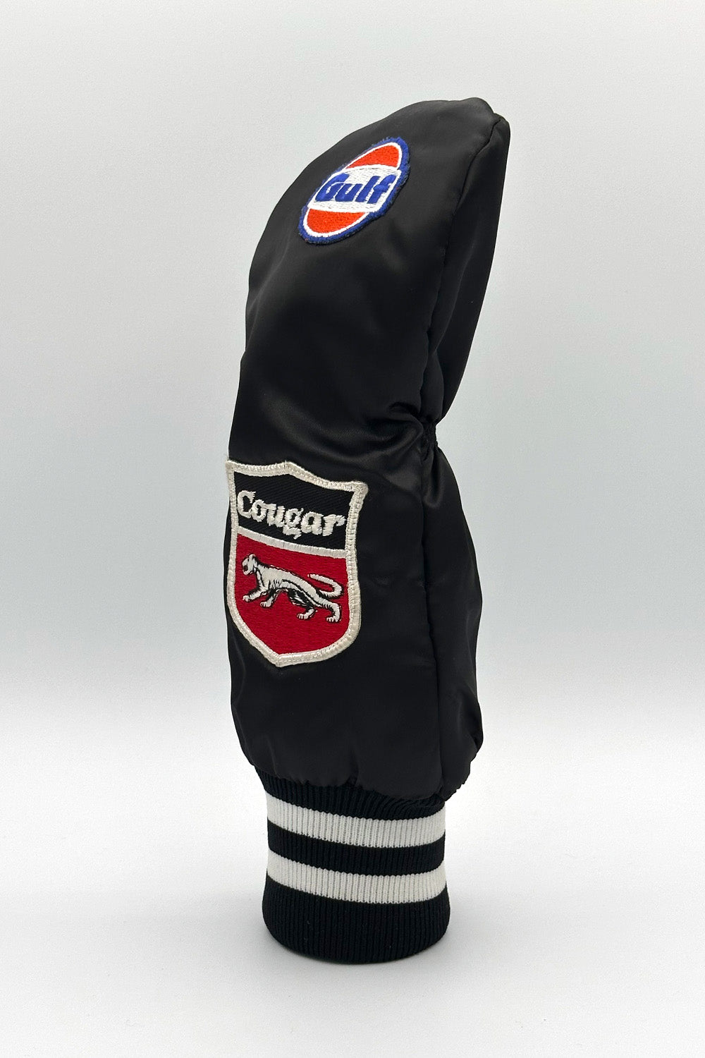 Vintage Custom Head Cover Set  / Driver / 1W / Fairway Wood / FW / Utility / Hybrid / UT / Black / OGHCP001-Black Set