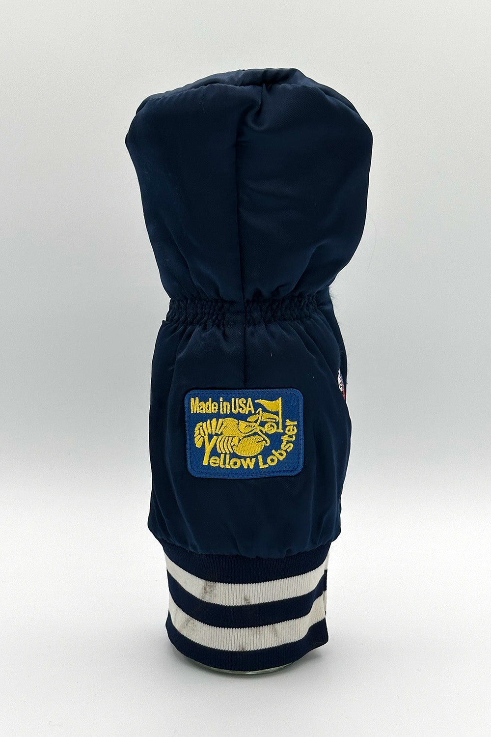 Vintage Custom Head Cover Set  / Driver / 1W / Fairway Wood / FW / Navy x White / OGHCP001-Navy Set