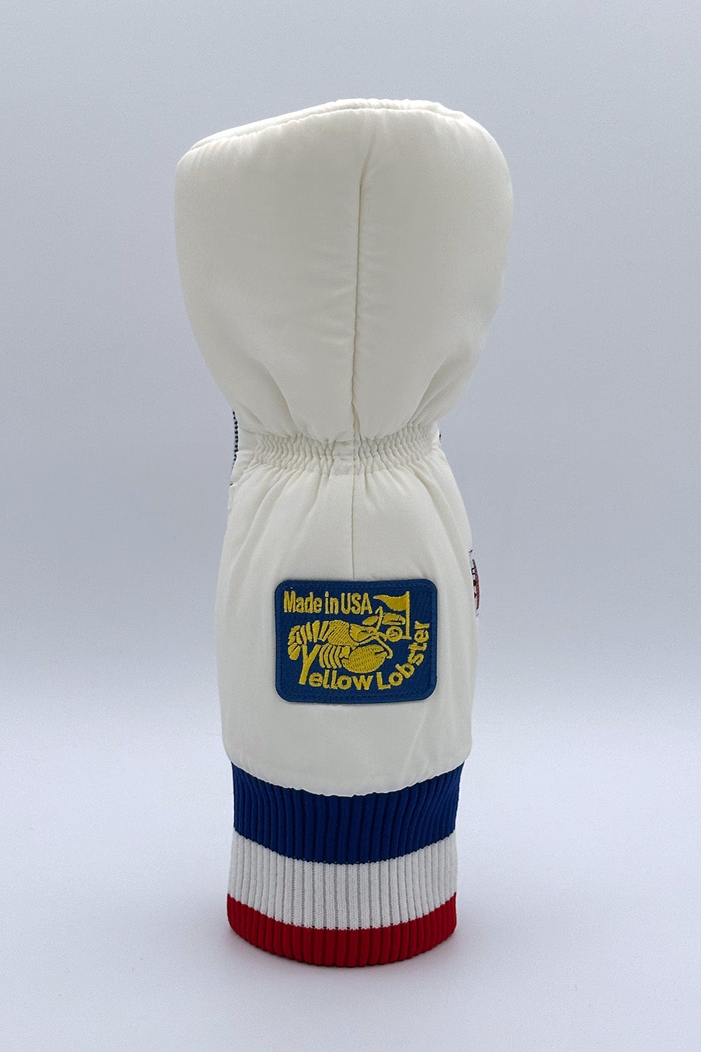 Vintage Custom Head Cover Set  / Driver / 1W / Fairway Wood / FW / Utility / Hybrid / UT / White / OGHCP001-USA Set