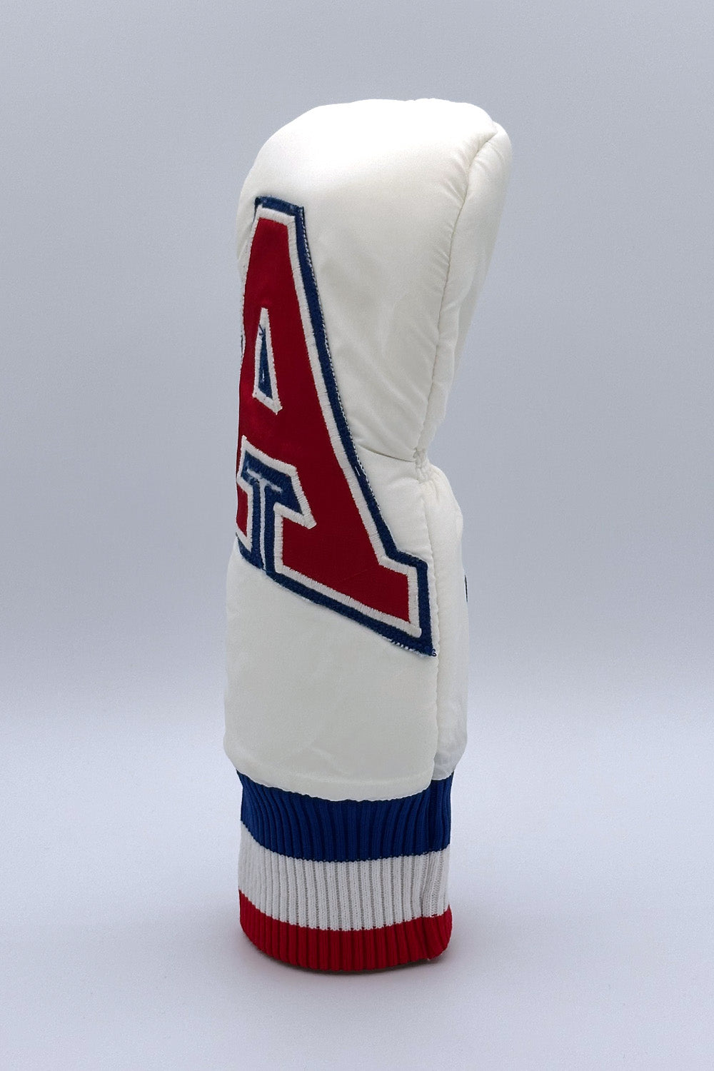 Vintage Custom Head Cover Set  / Driver / 1W / Fairway Wood / FW / Utility / Hybrid / UT / White / OGHCP001-USA Set