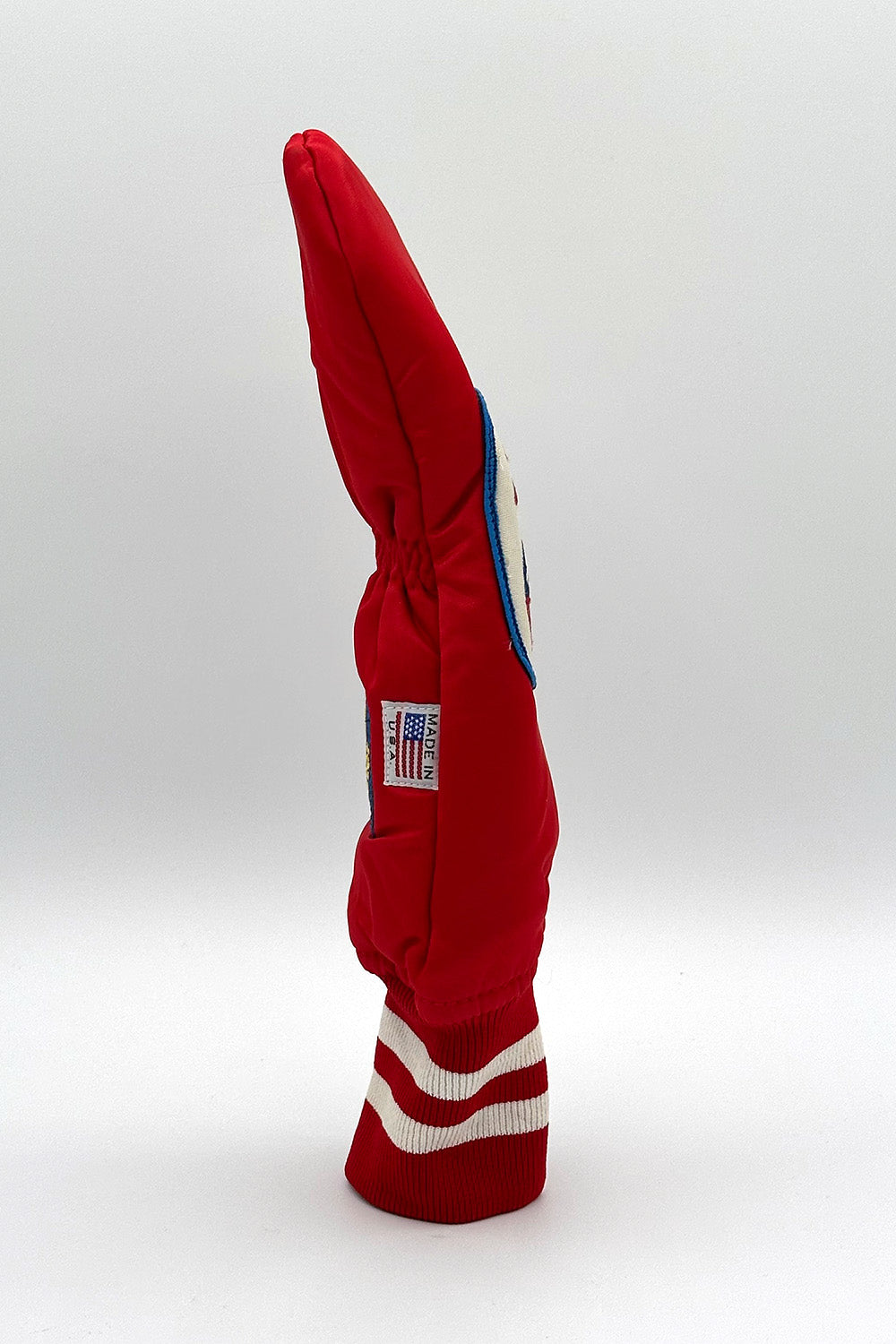 Vintage Custom Head Cover Set  / Driver / 1W / Fairway Wood / FW / Utility / Hybrid / UT / Red / OGHCP001-Red Set