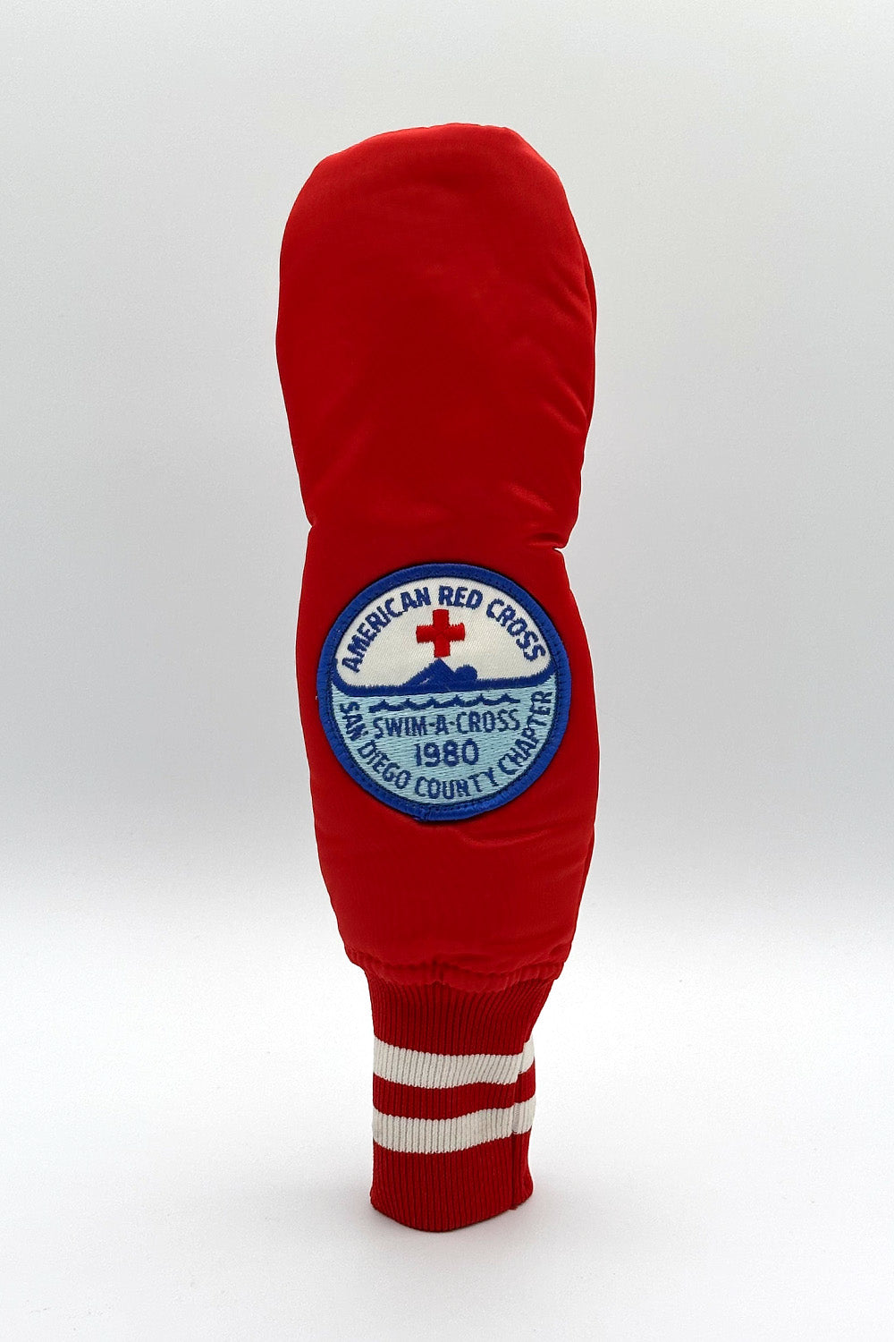 Vintage Custom Head Cover Set  / Driver / 1W / Fairway Wood / FW / Utility / Hybrid / UT / Red / OGHCP001-Red Set