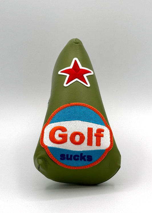 Putter Cover (Blade type) / Riviera U-Leather / Encinitas Grass [PTCM001B]