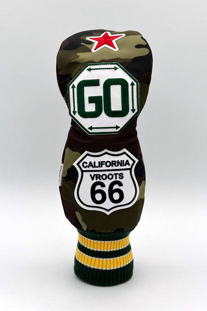 Fairway Wood / FW / Camo Printed Great-Nylon Twill / Woodland Camo x GRN GO 66 x Red Star [FWHCM005-WC]
