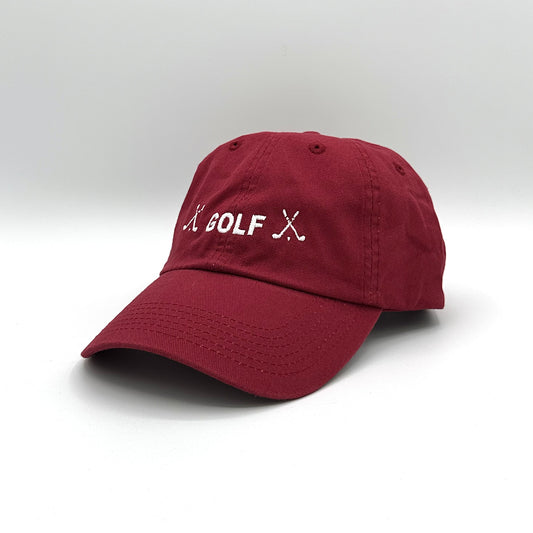 SC Golf Cap G Cardinal (Washed Classic Dad’s Cap) [HWCM001]