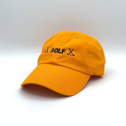 SC Golf Cap D Gold (Washed Classic Dad’s Cap) [HWCM001]