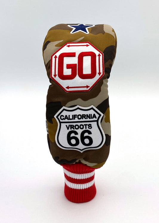 Fairway Wood / FW / Camo Printed Great-Nylon Twill / Desert Camo x Red GO 66 x Navy star [FWHCM005-DC]