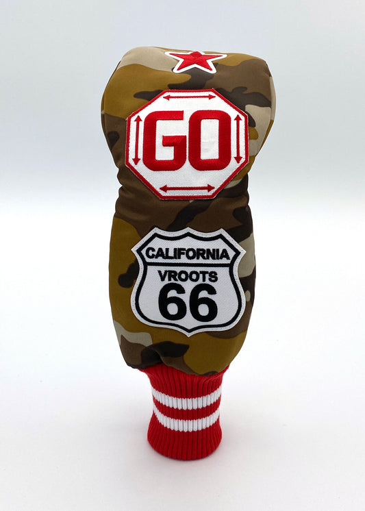 Fairway Wood / FW / Camo Printed Great-Nylon Twill / Desert Camo x Red GO 66 x Red star [FWHCM005-DC]