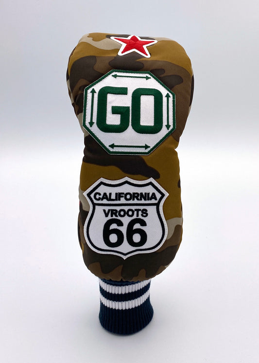 Fairway Wood / FW / Camo Printed Great-Nylon Twill / Desert Camo GRN GO 66 x  Red Star [FWHCM005-DC]