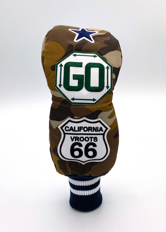 Fairway Wood / FW / Camo Printed Great-Nylon Twill / Desert Camo GRN GO 66 x Navy Star [FWHCM005-DC]