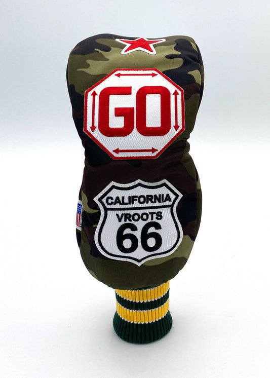 Fairway Wood / FW / Camo Printed Great-Nylon Twill / Woodland Camo x RED GO 66 x Red Star [FWHCM005-WC]