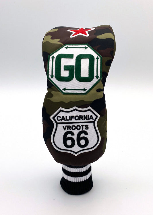 Fairway Wood / FW / Camo Printed Great-Nylon Twill / Woodland Camo x GRN GO 66 x Red Star [FWHCM005-WC]