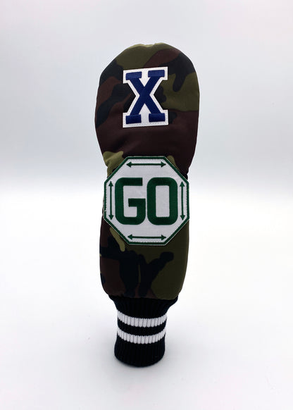 Utility / Hybrid / UT/ Camo Printed Great-Nylon Twill /  Woodland Camo x GRN GO x Navy X [UTHCM005-WC]