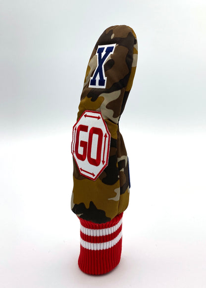 Utility / Hybrid / UT/ Camo Printed Great-Nylon Twill / Desert Camo x RED GO x Navy X [UTHCM005-DC]