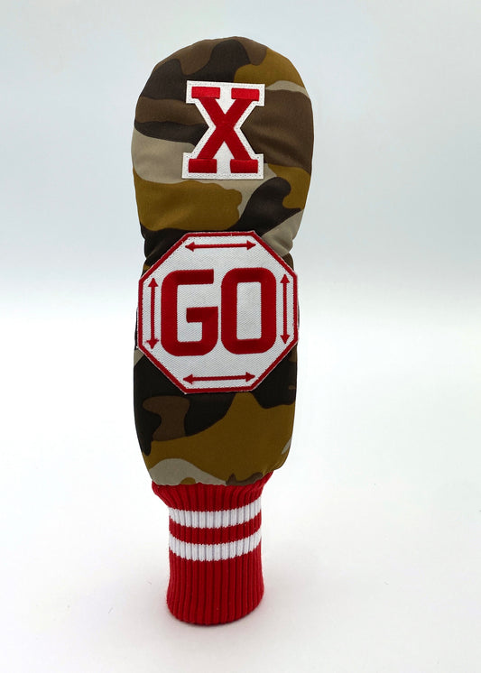 Utility / Hybrid / UT/ Camo Printed Great-Nylon Twill / Desert Camo x RED GO x Red X [UTHCM005-DC]
