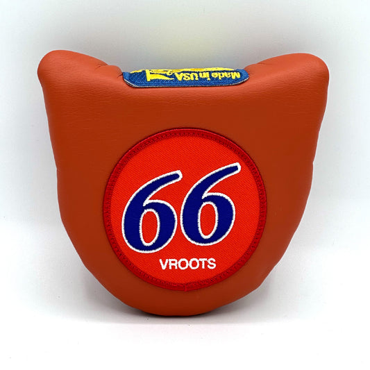 Putter Cover / Round Tail U-Leather (Putter cover - Mallet Round Tail Type)  [PTCM003MR]