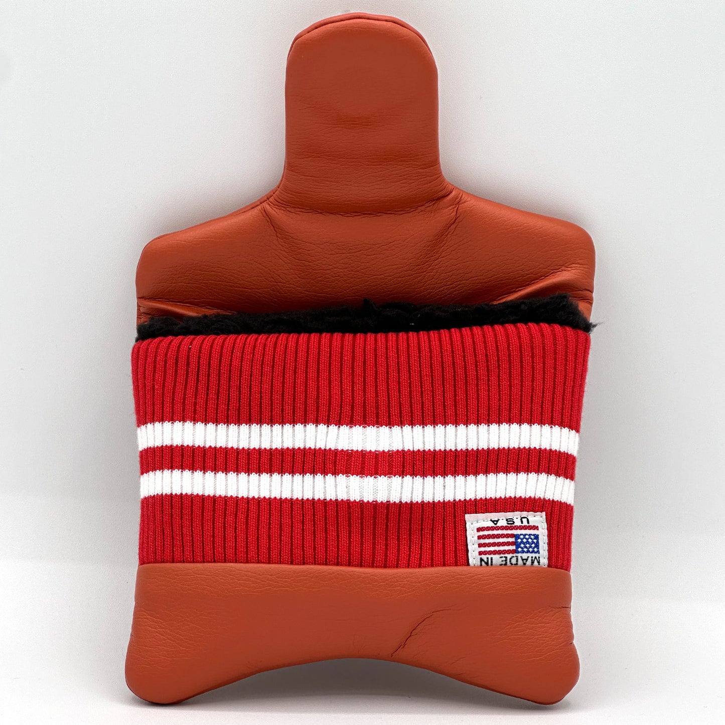 Putter Cover / Fish Tail U-Leather (Putter cover - Mallet Fish Tail type)  [PTCM004MF]