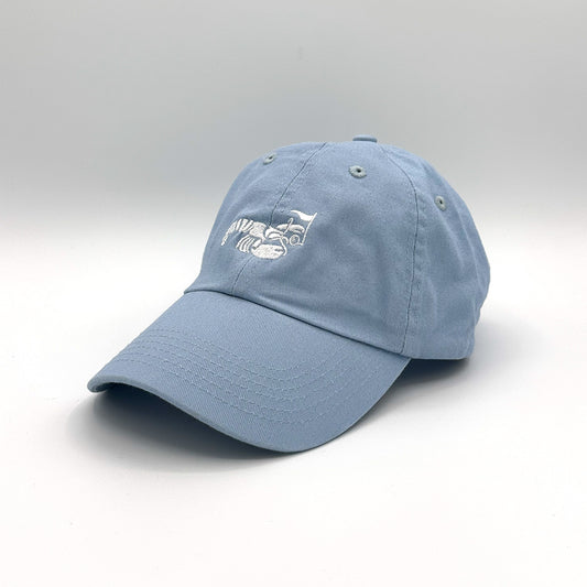Lobster Cap  B Blue (Washed Classic Dad’s Cap) [HWCM004]