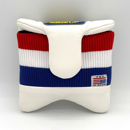 Putter Cover / Fish Tail U-Leather (Putter cover - Mallet Fish Tail type)  [PTCM004MF]