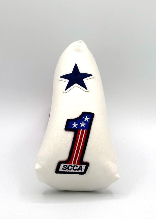 Putter Cover (Blade type) / Riviera U-Leather / Newport White [PTCM001B]