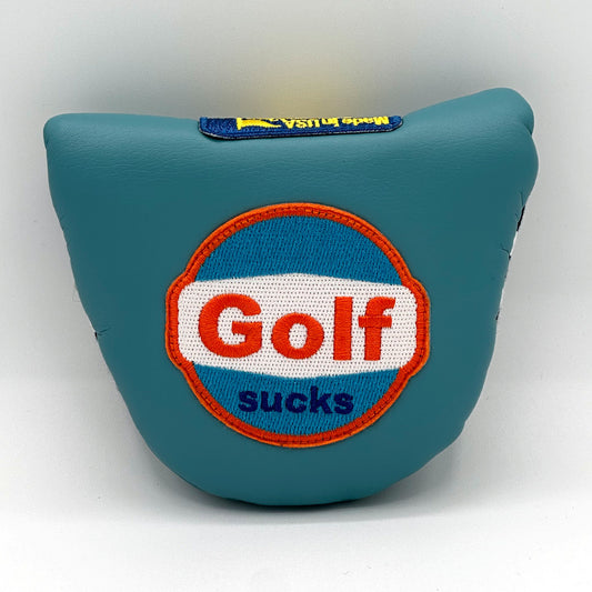 Putter Cover / Round Tail U-Leather (Putter cover - Mallet Round Tail Type)  [PTCM003MR]